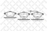 Set placute frana Stellox 629 001B-SX