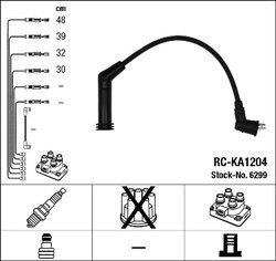FISE BUJII NGK 6299 - Compatibil cu HYUNDAI, KIA