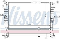 Radiator racire motor Nissens 630631