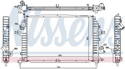 RADIATOR RACIRE MOTOR NISSENS 630705 - Compatibil cu OPEL, VAUXHALL