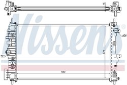 Radiator racire motor Nissens 630712