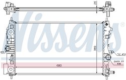 Radiator racire motor Nissens 630745
