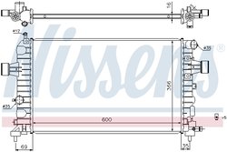 RADIATOR RACIRE MOTOR NISSENS 630744 - Compatibil cu OPEL, VAUXHALL