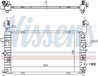 RADIATOR RACIRE MOTOR NISSENS 630747 - Compatibil cu OPEL, VAUXHALL