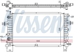 Radiator racire motor Nissens 630768