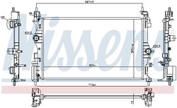 Radiator racire motor Nissens 630783