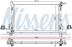 Radiator racire motor Nissens 630793