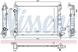 Radiator racire motor Nissens 630796
