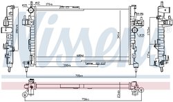 Radiator racire motor Nissens 63094