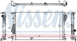RADIATOR RACIRE MOTOR NISSENS 63124 - Compatibil cu NISSAN, OPEL, RENAULT, VAUXHALL