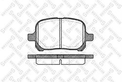 Set placute frana Stellox 632 000-SX