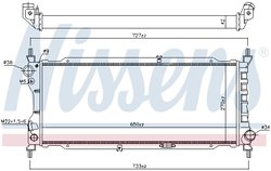 Radiator racire motor Nissens 63286A