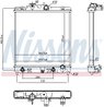 Radiator racire motor Nissens 63340
