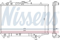 RADIATOR RACIRE MOTOR NISSENS 63390 - Compatibil cu KIA