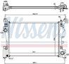 RADIATOR RACIRE MOTOR NISSENS 636005 - Compatibil cu CITROEN, FIAT, PEUGEOT