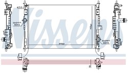 Radiator racire motor Nissens 636014