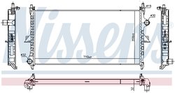 Radiator racire motor Nissens 636019