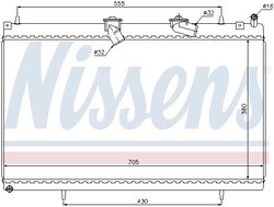 Radiator racire motor Nissens 63619