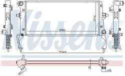 Radiator racire motor Nissens 636728
