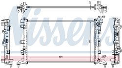 Radiator racire motor Nissens 637602