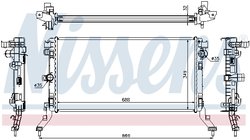 Radiator racire motor Nissens 637603