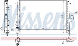 Radiator racire motor Nissens 637613