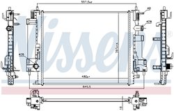 Radiator racire motor Nissens 637662