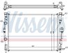 RADIATOR RACIRE MOTOR NISSENS 63769 - Compatibil cu RENAULT