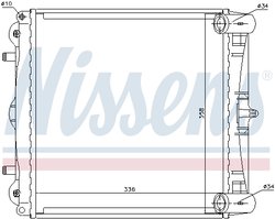 Radiator racire motor Nissens 63776