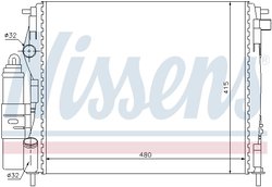 MODUL RACIRE NISSENS 63773 - Compatibil cu RENAULT