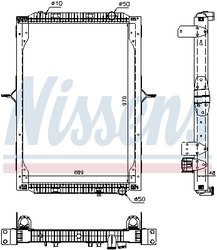 Radiator racire motor Nissens 63786