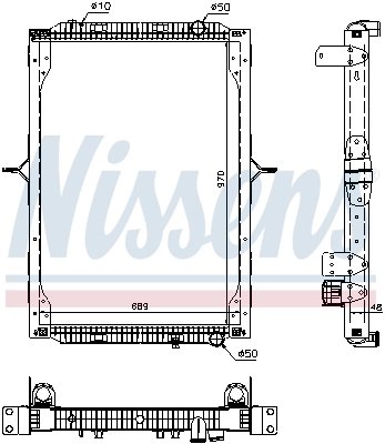 RADIATOR RACIRE MOTOR NISSENS 63786 - Compatibil cu RENAULT TRUCKS