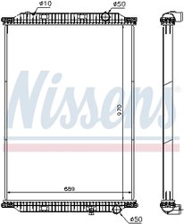 Radiator racire motor Nissens 637860