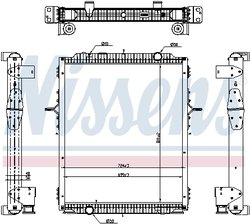 Radiator racire motor Nissens 637878