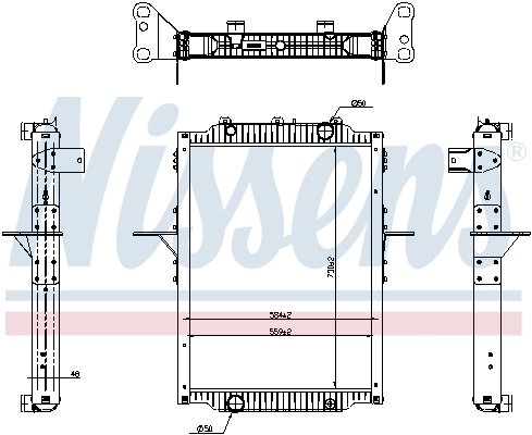 Radiator racire motor Nissens 637879