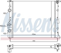 Radiator racire motor Nissens 639371