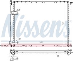 Radiator racire motor Nissens 63943A