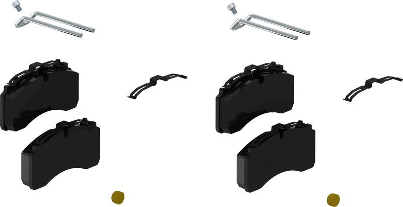 SET PLACUTE FRANA WABCO 6402229232 - Piesa auto compatibila cu mai multe marci