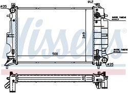 Radiator racire motor Nissens 64034A