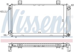 Radiator racire motor Nissens 64057A