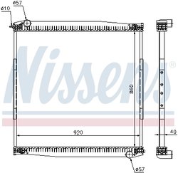 Radiator racire motor Nissens 640690