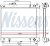 Radiator racire motor Nissens 64079