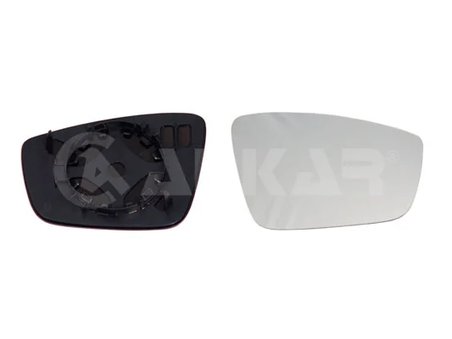 STICLA OGLINDA, OGLINDA RETROVIZOARE EXTERIOARA ALKAR 6411182 - Compatibil cu SEAT, SKODA, VW