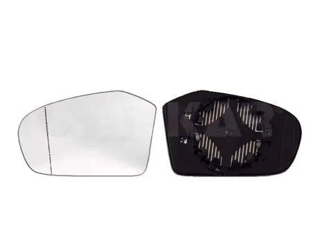 STICLA OGLINDA, OGLINDA RETROVIZOARE EXTERIOARA ALKAR 6412557 - Compatibil cu MERCEDES-BENZ