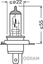 Bec, far principal Osram 64185