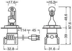 BEC, FAR FAZA LUNGA OSRAM 64193DWINT-2HFB - Piesa auto compatibila cu mai multe marci