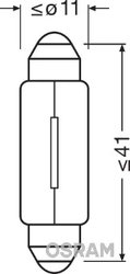 BEC, LUMINI INTERIOARE OSRAM 6421 - Piesa auto compatibila cu mai multe marci