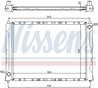 RADIATOR RACIRE MOTOR NISSENS 642161 - Compatibil cu HONDA, MG, ROVER