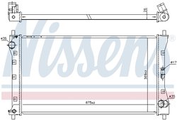 RADIATOR RACIRE MOTOR NISSENS 64256 - Compatibil cu FIAT, SUZUKI