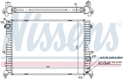 Radiator racire motor Nissens 64312A